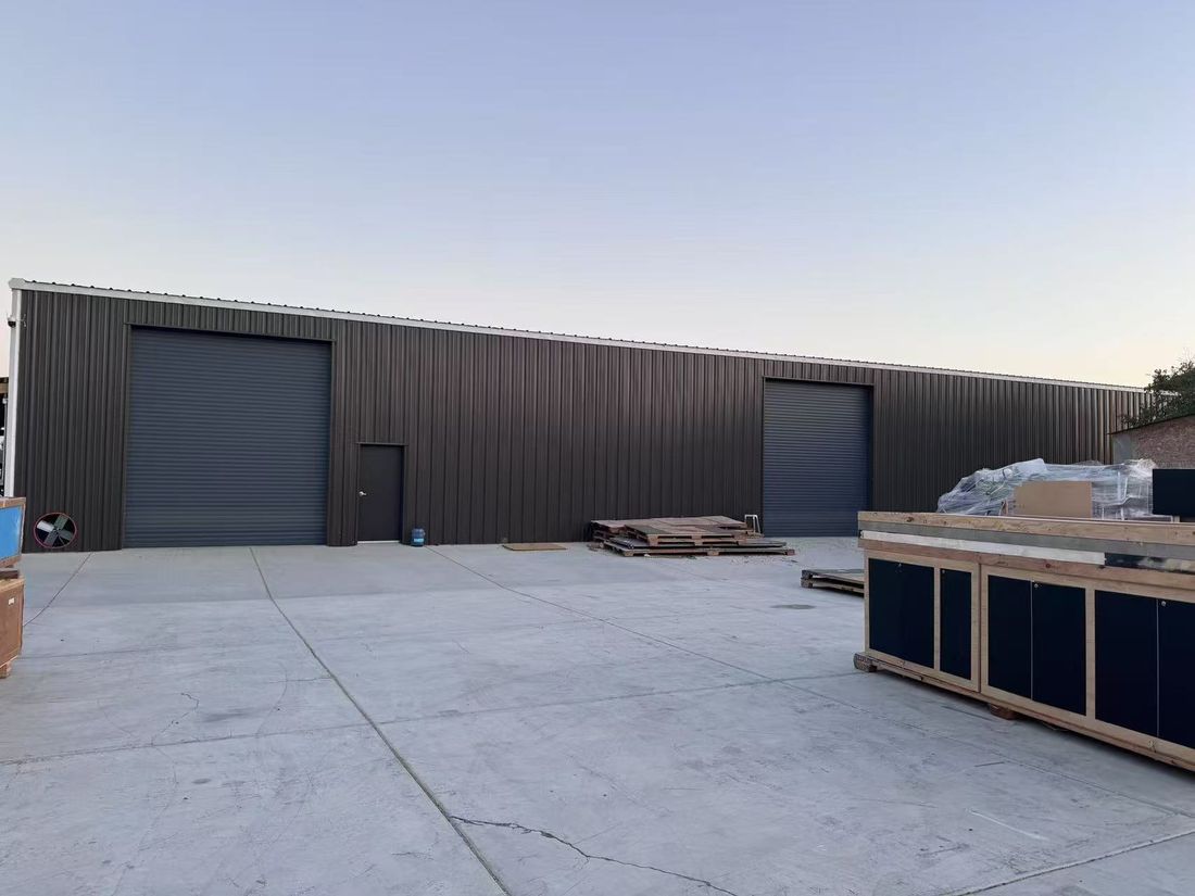 Loading yard outside the workshop